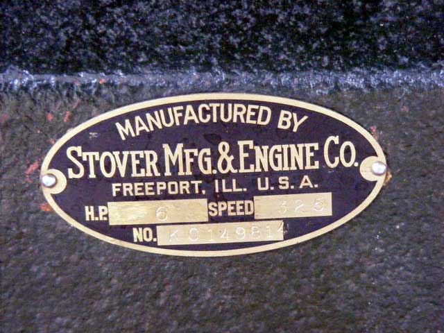 stover hit miss engine serial numbers